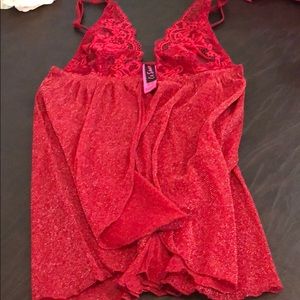 🔥NWOT Sexy🔥La senza Unlined Red Babydoll S